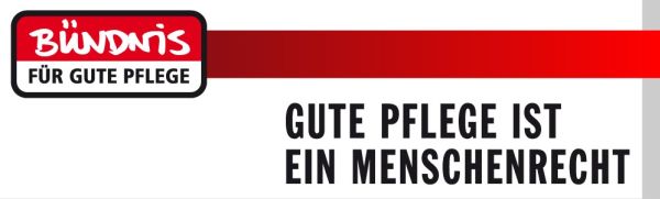 Webgrafik des Bündnisses: Gute Pflege ist Menschenrecht