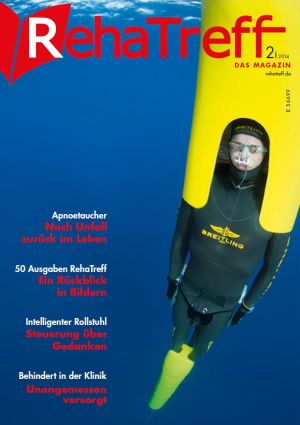 RehaTreff-Titel mit Taucher