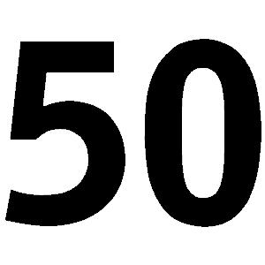 Zahl 50