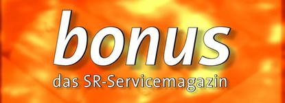 Logo: bonus das SR Servicemagazin