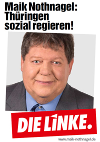 Wahlplakat von Maik Nothnagel