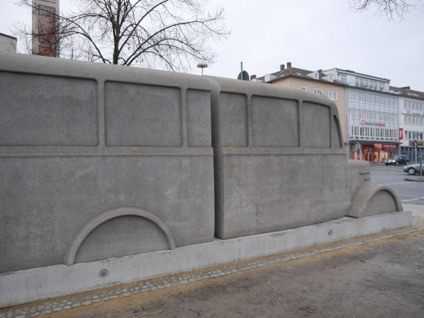 Bild vom Grauen Bus in Kassel