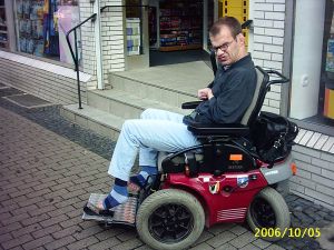 Arnd Hellinger vor Stufen