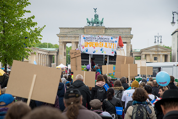 Protesttag am Brandenburger Tor am 5. Mai 2017
