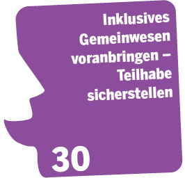 Inklusives Gemeinwesen voranbringen - Teilhabe sicherstellen