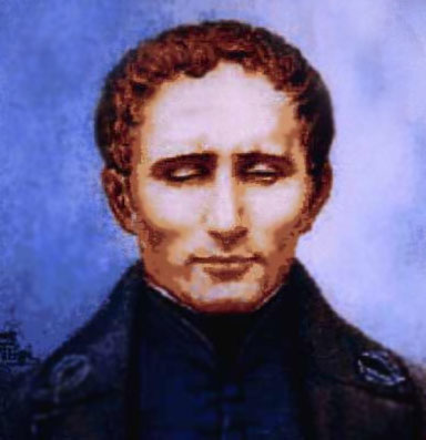 Historisches Porträt von Louis Braille