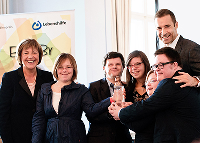 Bild von der BOBBY-Verleihung 2014