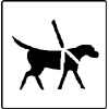 Symbol für einen Führhund
