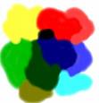 Bunte Farben